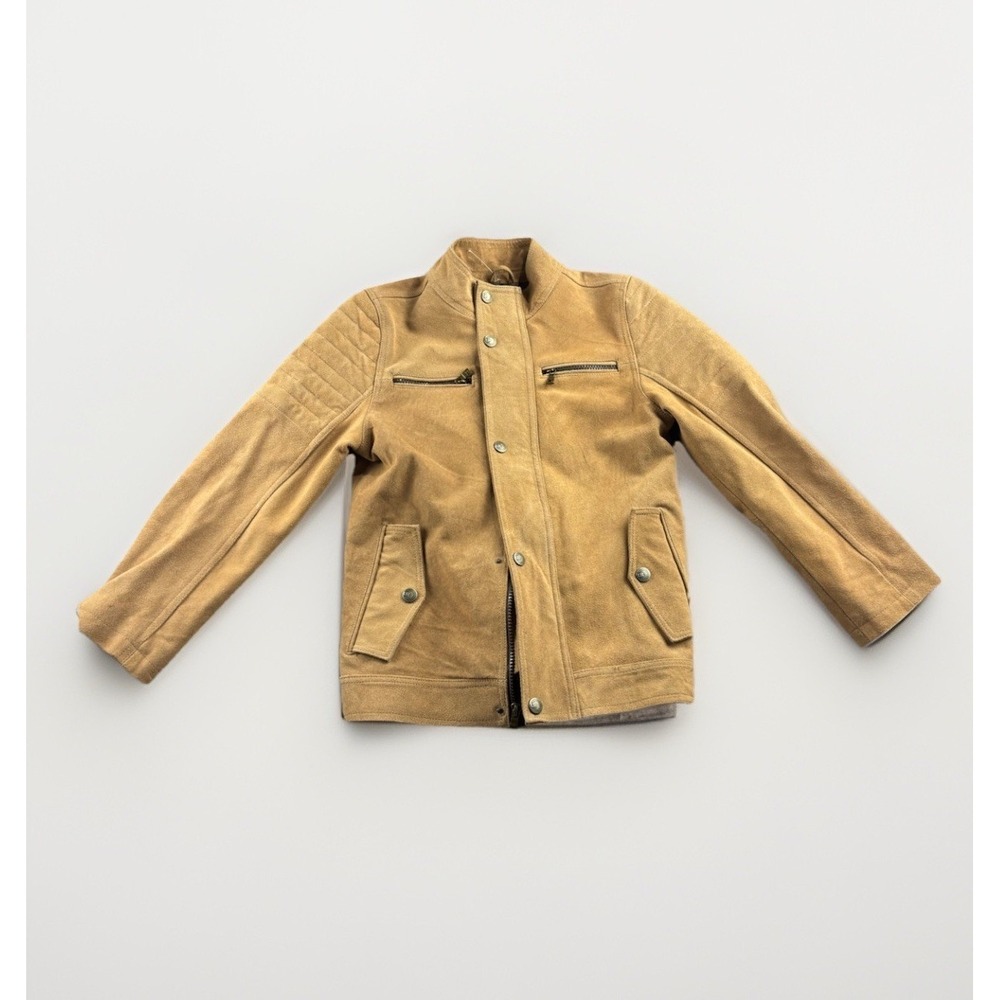 Urban Republic Women's M Brown Suede Moto Coat Jacket Utility Grunge Classy SEE